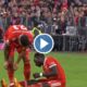 Sadio Mane comes off for Bayern just 20 minutes into the match