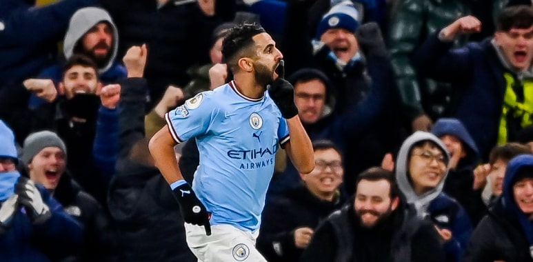 Mahrez inspires City comeback as Spurs collapse in second-half