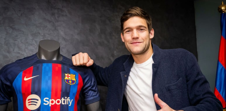 Barcelona extend Marcos Alonso's contract