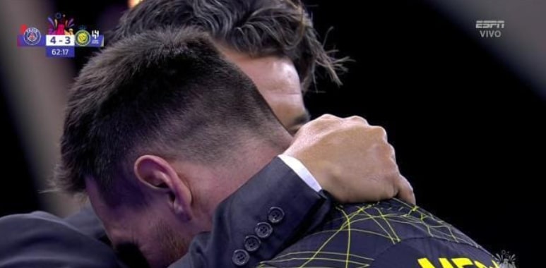 Watch: Lionel Messi goes viral after heart-warming embrace with rival coach