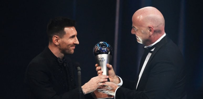 Messi named FIFA player of the year 2022