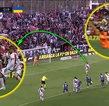Video Rayo tries to emulate Cruyff and Messi’s penalty