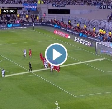 Video Messi's 800th career goal comes as a free kick