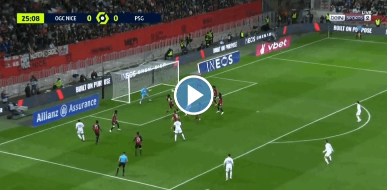 Here is Messi's goal His 30th goal for PSG