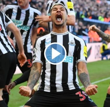 Video: Newcastle climb to third in the table with victory over Manchester United