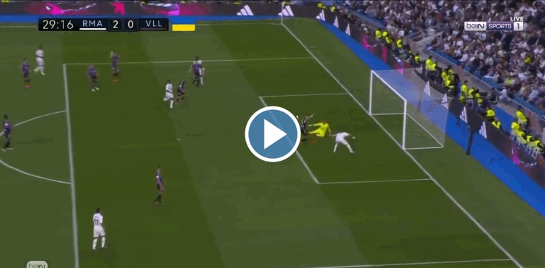 Video: Karim Benzema scores hat-trick as Real Madrid thrash Real Valladolid 6-0