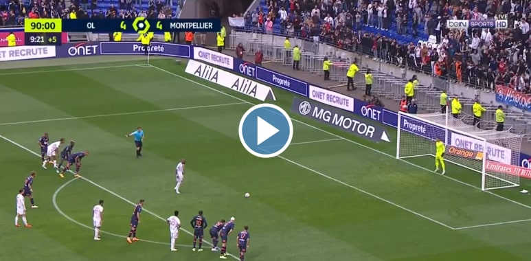 Video Goal Lyon 5-4 Montpellier Ligue 1