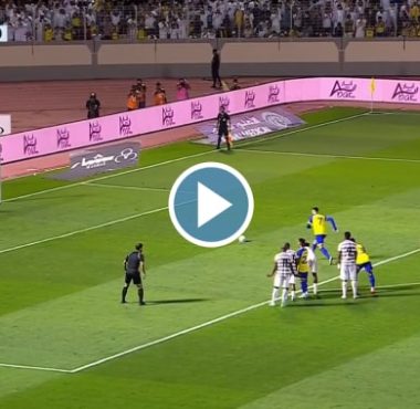 Video Ronaldo scores the first goalfor AlNassrFC