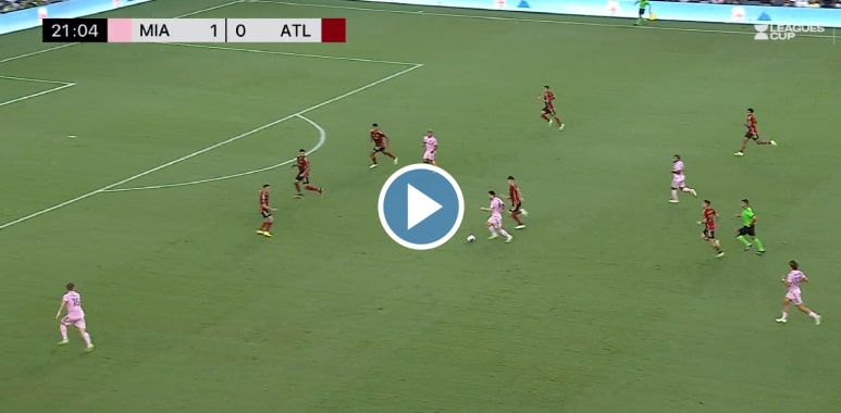 Video: Leo Messi only needed nine minutes in his first Inter Miami start to score