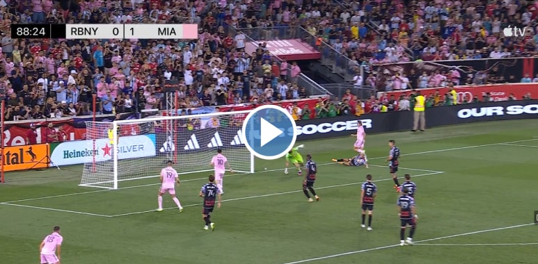 Video: Lionel Messi’s FIRST MLS goal is a beauty