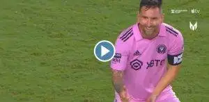 Video: leo messi goal scoring for his 5th consecutive game