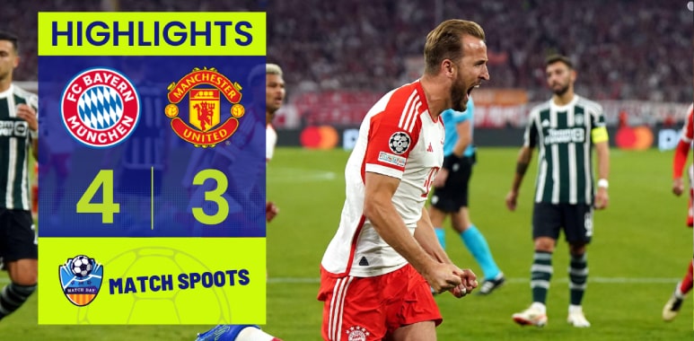 All Goals & Highlights: Bayern Munich 4-3 Manchester United