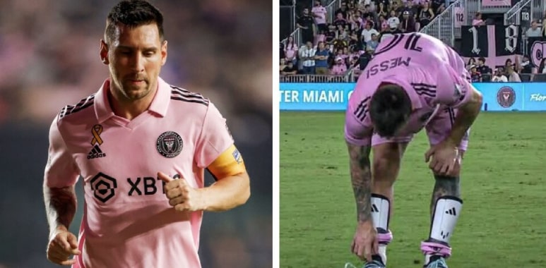 Lionel Messi substituted after just 37 minutes in Miami return
