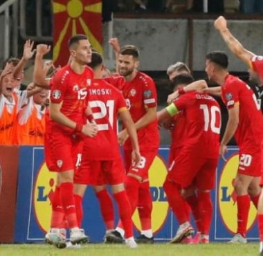 Italy lost points in North Macedonia