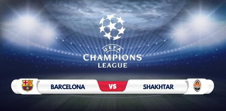 Barcelona vs Shakhtar Donetsk Prediction and Match Preview