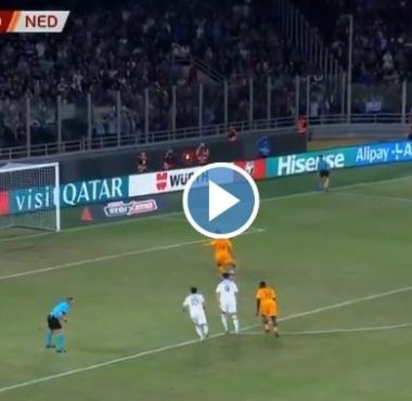 GOAL: Van dijk scores from the spot to give the netherlands the lead