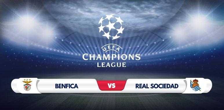 Benfica vs Real Sociedad Predictions & Match Preview