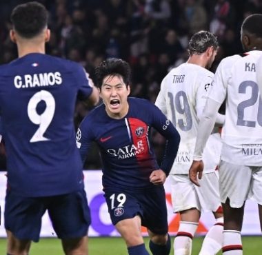 Paris Saint-Germain Returns to Winning Ways Overpowers Milan in Champions League