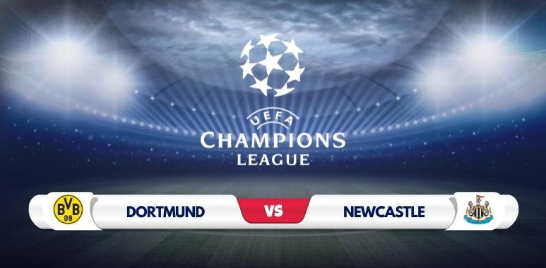 Borussia Dortmund vs Newcastle Predictions & Match Preview