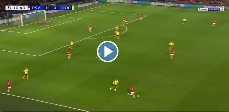 PSV Eindhoven vs Borussia Dortmund Live Score