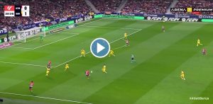 Video: Goal Atletico Madrid 0-1 Barcelona