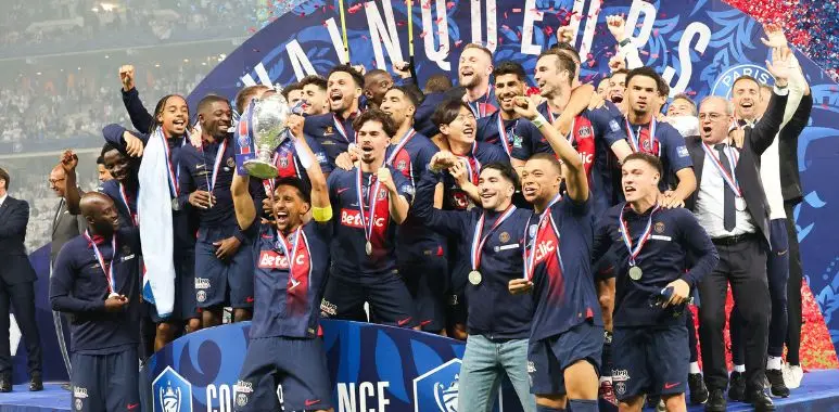 PSG Wins French Cup Completes Double in Mbappe's Emotional Farewell