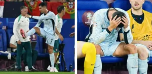 Cristiano Ronaldo Storms Off After Substitution in Portugal's Game Against Georgia