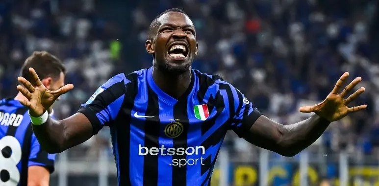 Thuram’s Brace Powers Inter to 4-0 Win Over Atalanta