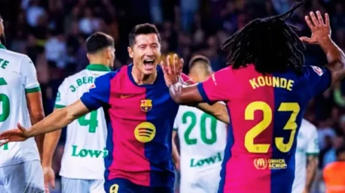 Lewandowski Leads Barcelona's Perfect Start in La Liga