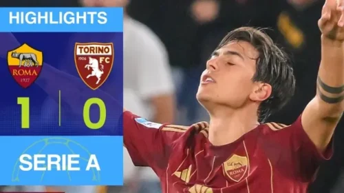 Dybala Decisive Goal Secures Roma Victory Over Torino