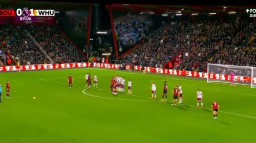 Enes Ünal’s Stunning Free-Kick Rescues Bournemouth