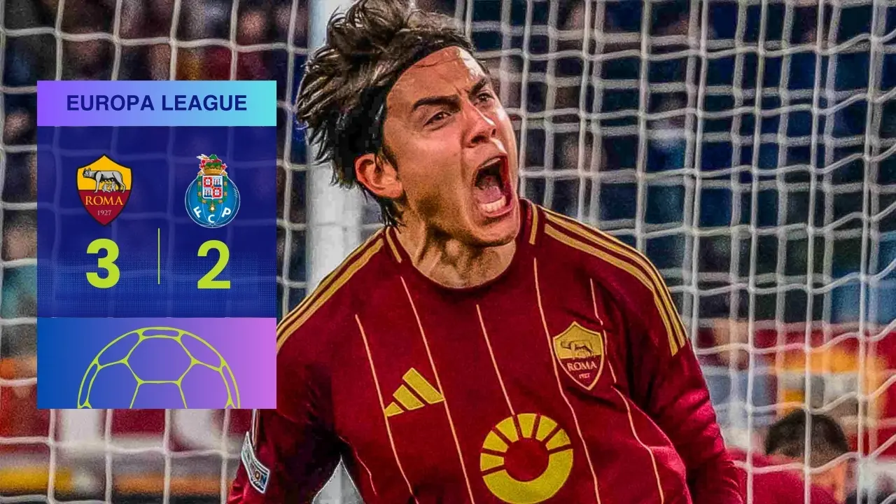 As Roma vs Porto: Dybala Shines in Win to Reach Last 16