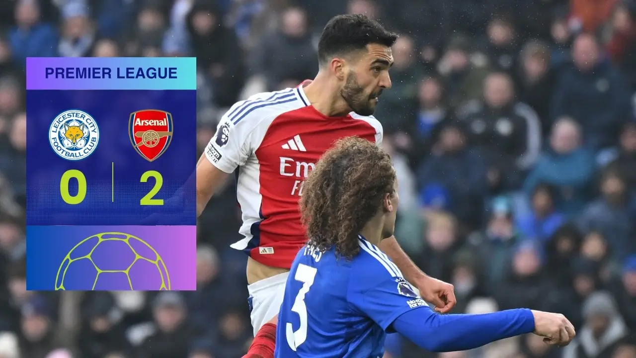 Leicester City vs Arsenal: Merino's Double Keeps Title Hopes Alive