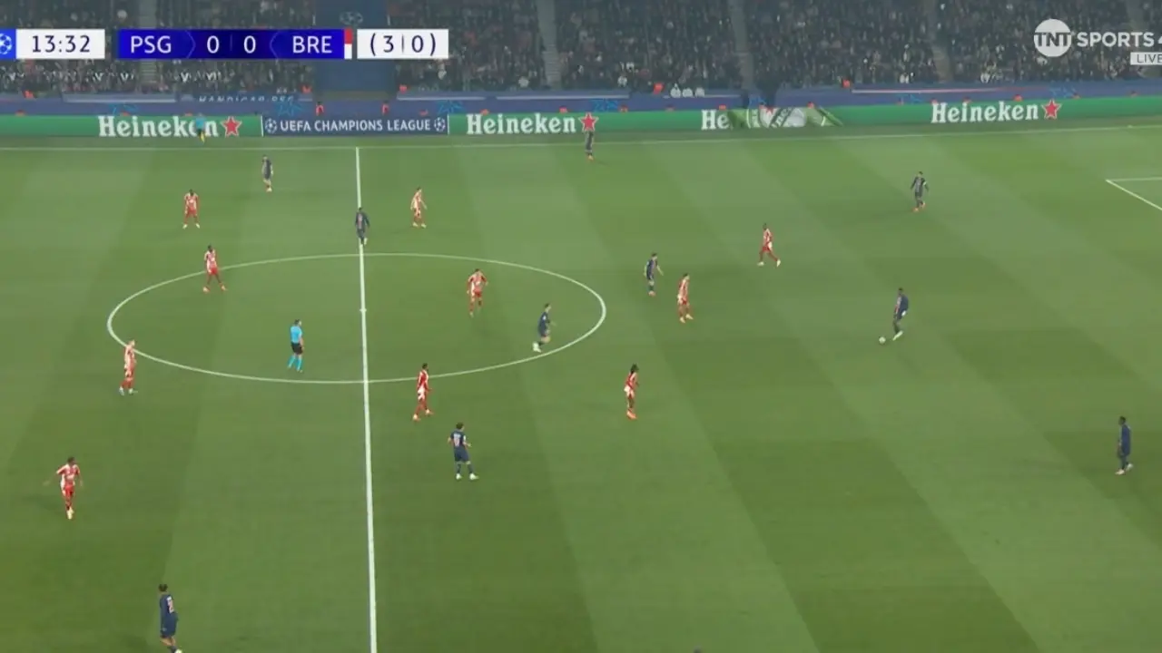 PSG vs Brest Champions League