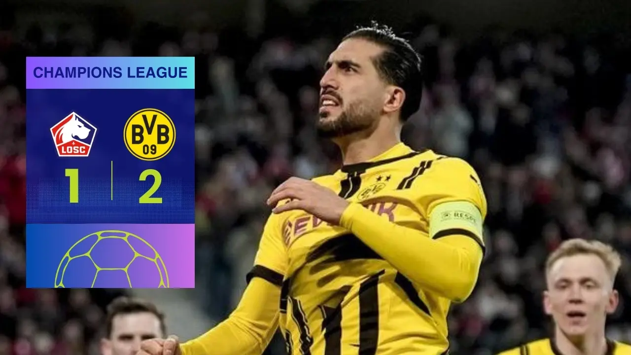 Dortmund Defeats Lille to Reach Champions League Quarterfinals