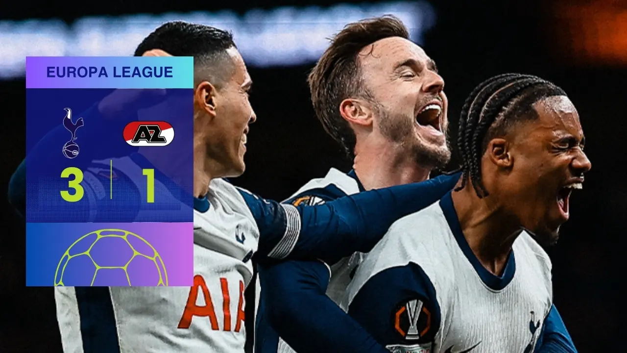 Wilson Odobert Brace Seals Spurs 2-1 Win in Europa Quarters