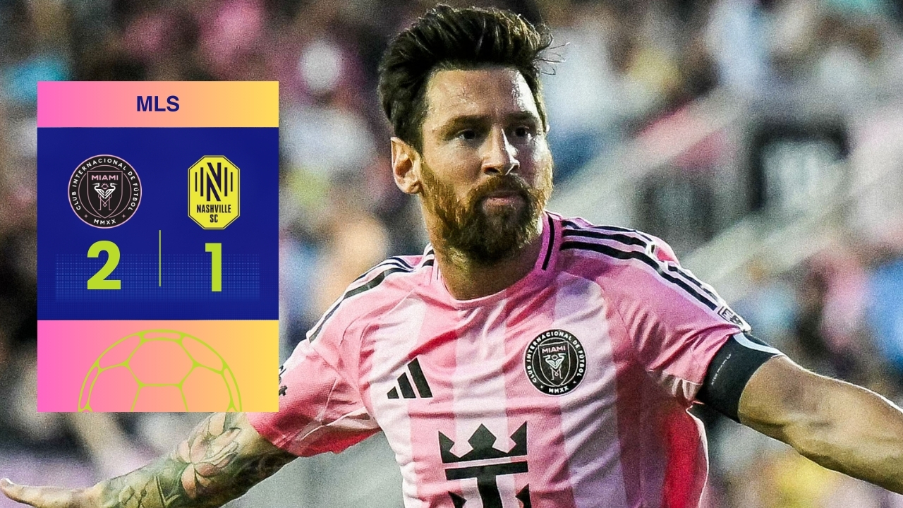 Lionel Messi Scores on Free Kick: Miami Beats Nashville