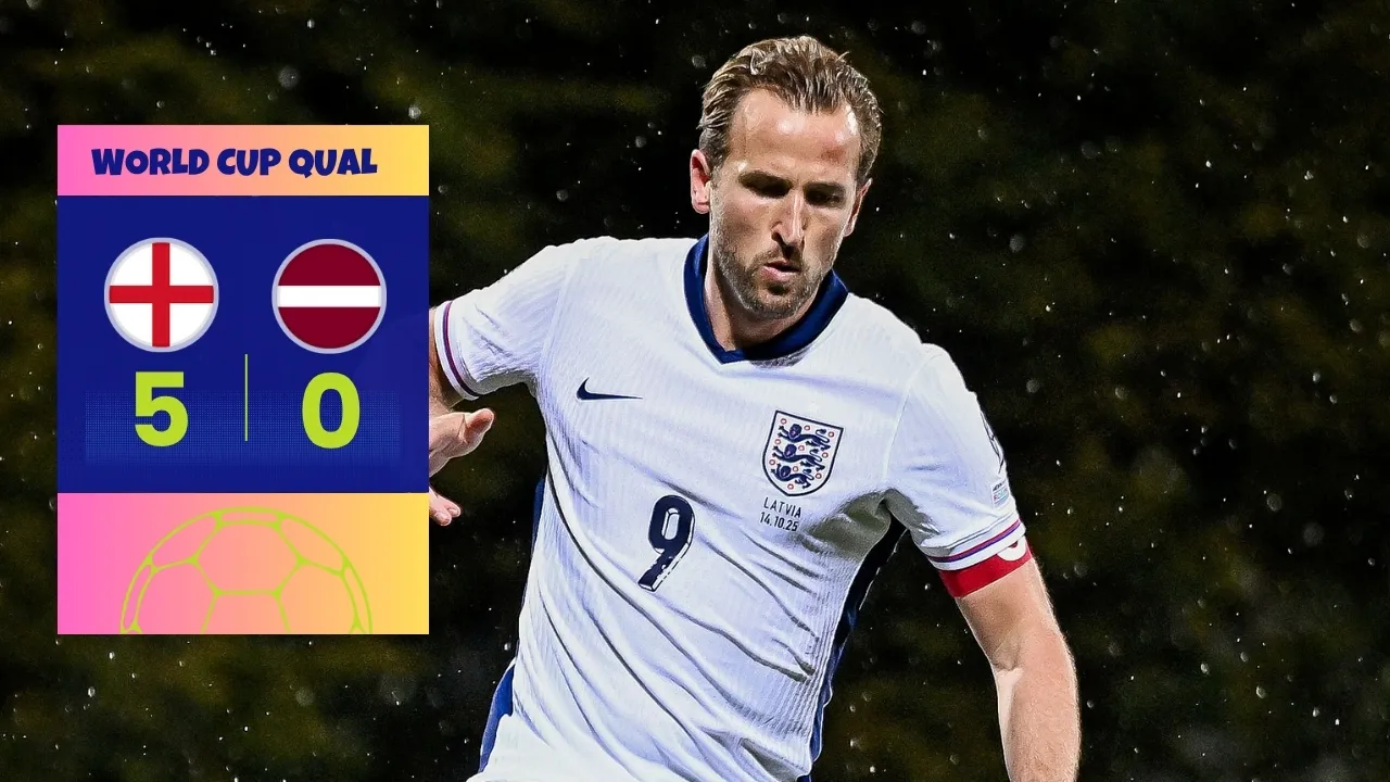 England Qualifies for World Cup 2026 with 5-0 Thrashing of Latvia