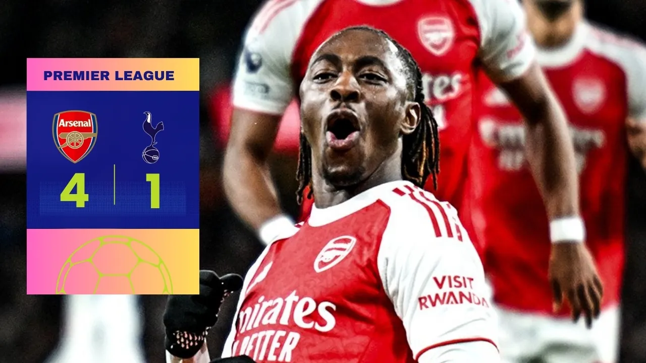 Arsenal vs Tottenham: Eze Destroys Rivals in Derby Thrashing
