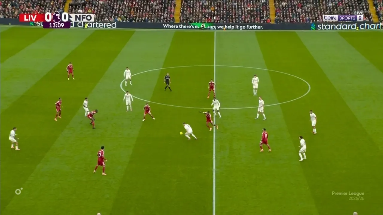 Liverpool vs Forest Live Score Premier League