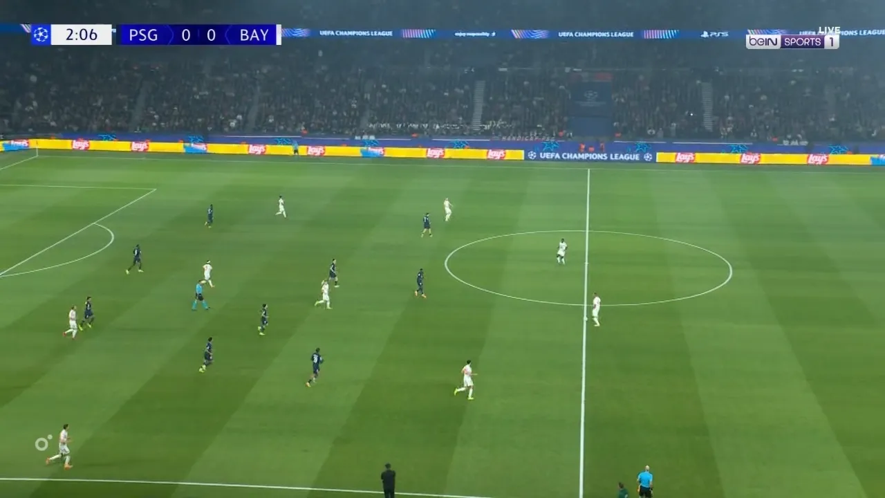 PSG vs FC Bayern Live Score Champions League