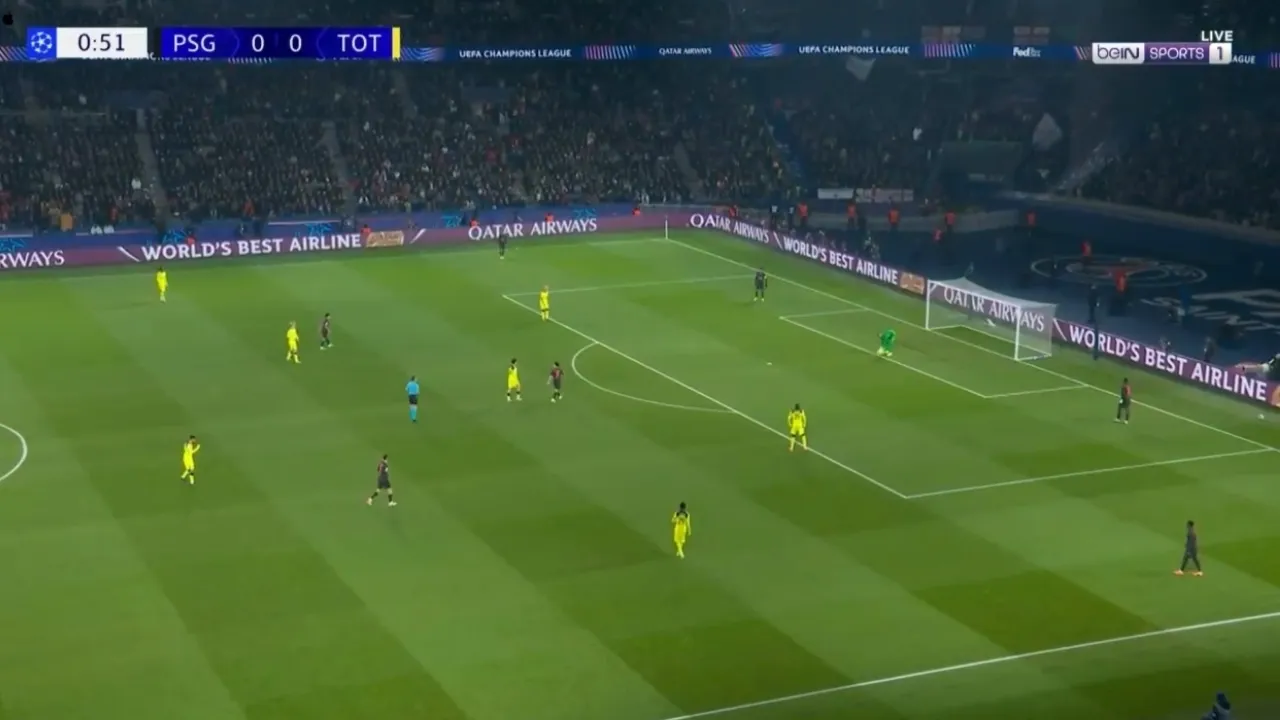 PSG vs Tottenham Live Score Champions League