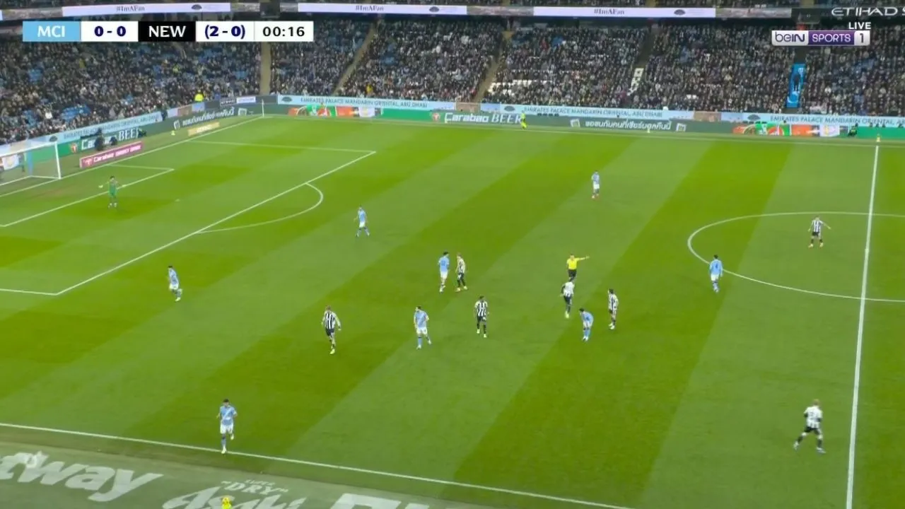 Man City vs Newcastle Live Score Carabao Cup
