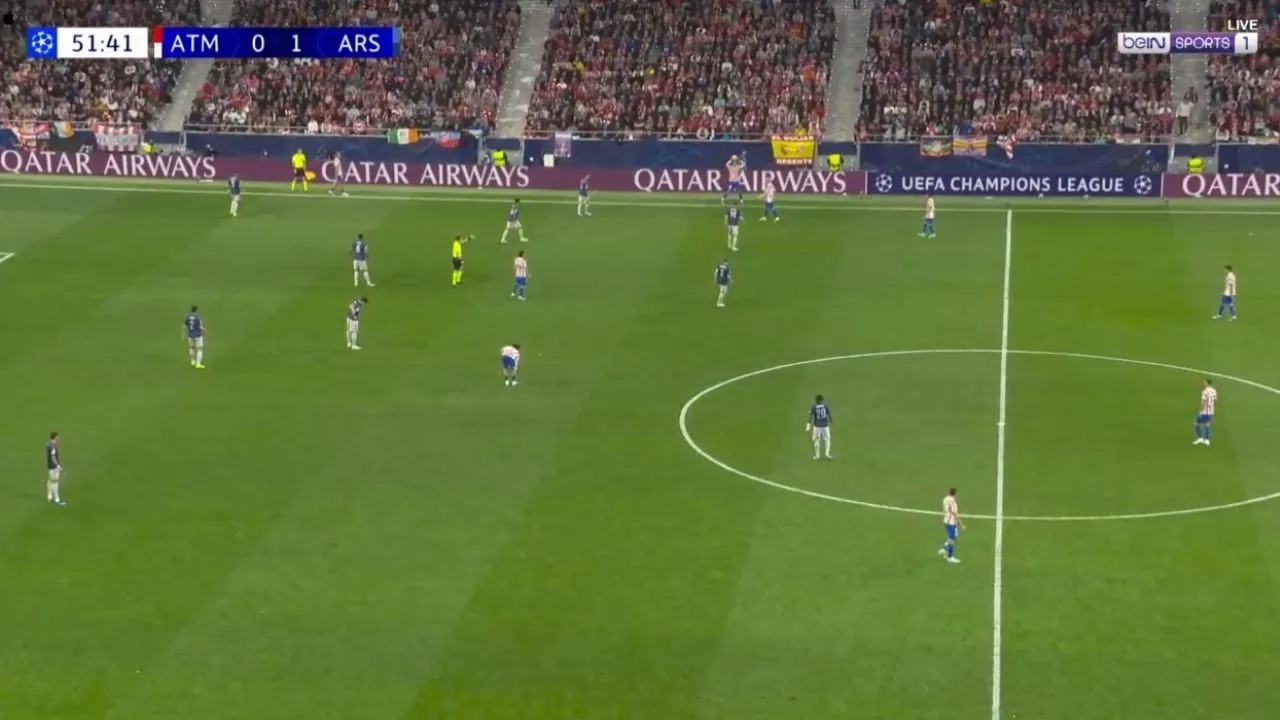 Atletico Madrid vs Arsenal Live Score Champions League