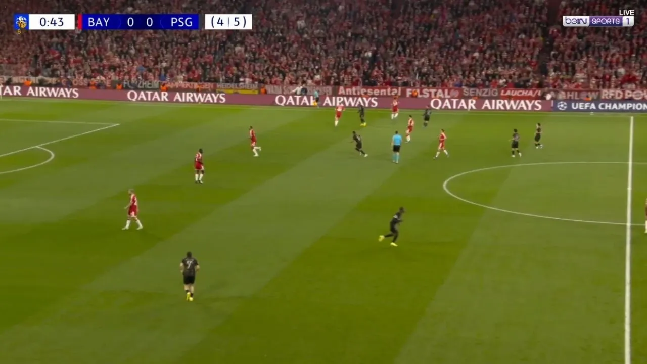FC Bayern vs PSG Live Score Champions League